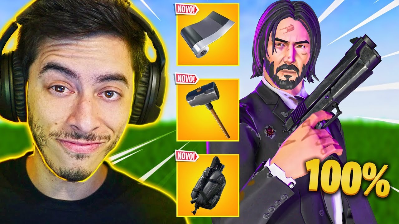 JOHN WICK 100% LIBERADO! - Fortnite ft. MamuteLIVE