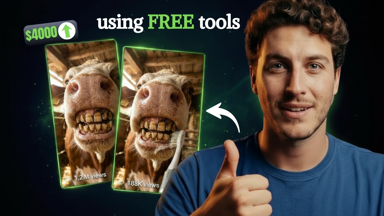 I Found a New AI Niche Getting 90M+ Views (100% Free)