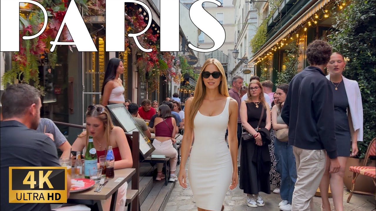[🇫🇷Paris France 4K 120FPS Walking Tour] Paris Summer Walk  08/AUGUST/2025