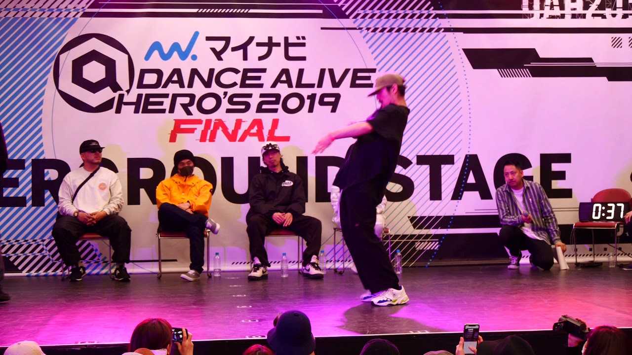 SEIYA vs TATSUKI FINAL HIPHOP DANCE ALIVE HERO'S 2019 FINAL PRE