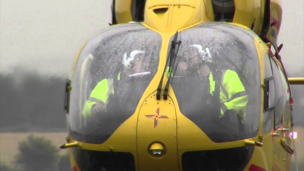 East Anglian Air Ambulance: Cambridge pre-shift check