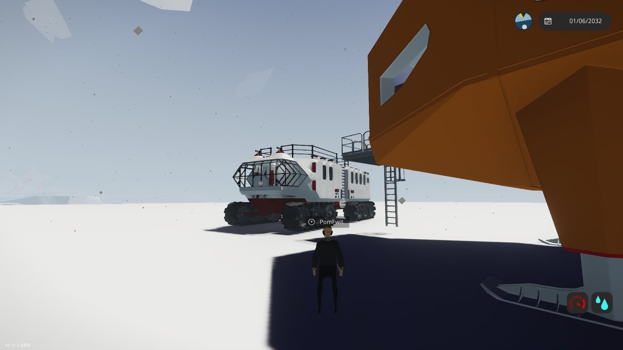 Me and malthe fly over to a volcano but it erupted! Stormworks multiplayer