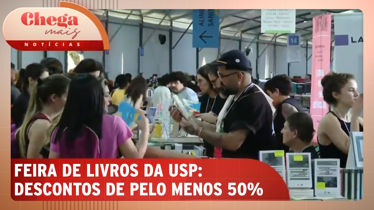 USP recebe Festa do Livro com descontos mínimos de 50% | Chega Mais Notícias (06/11/24)