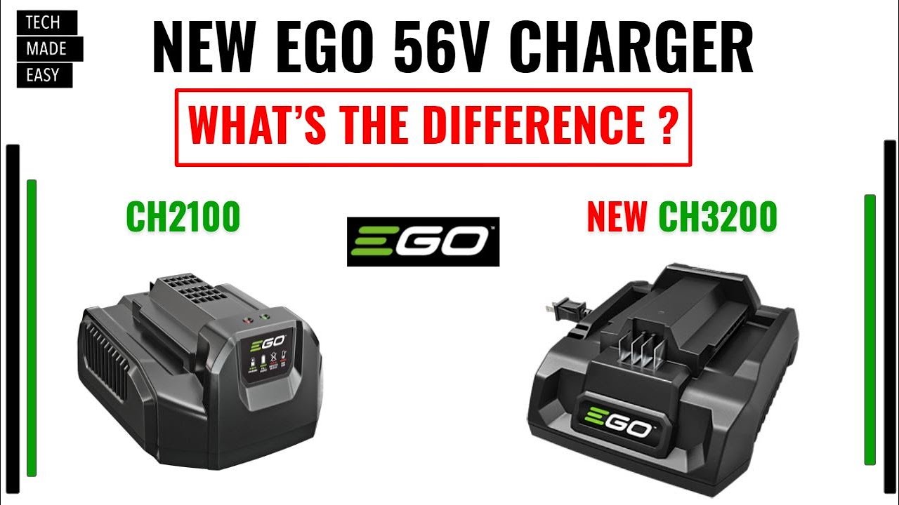 Медленное зарядное устройство EGO 56V CH3200. В ЧЕМ РАЗНИЦА?