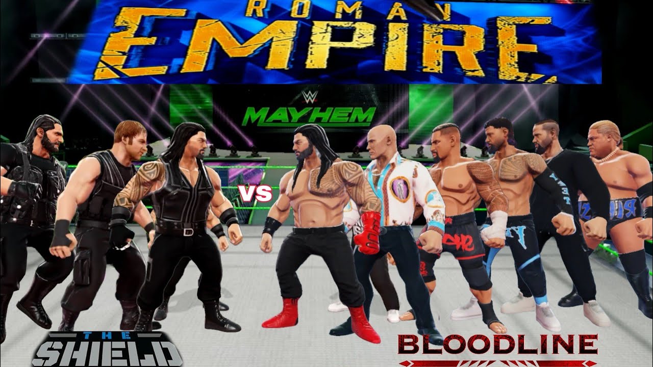 Щит 🛡️ против Родословной ☝️ в WWE Mayhem
