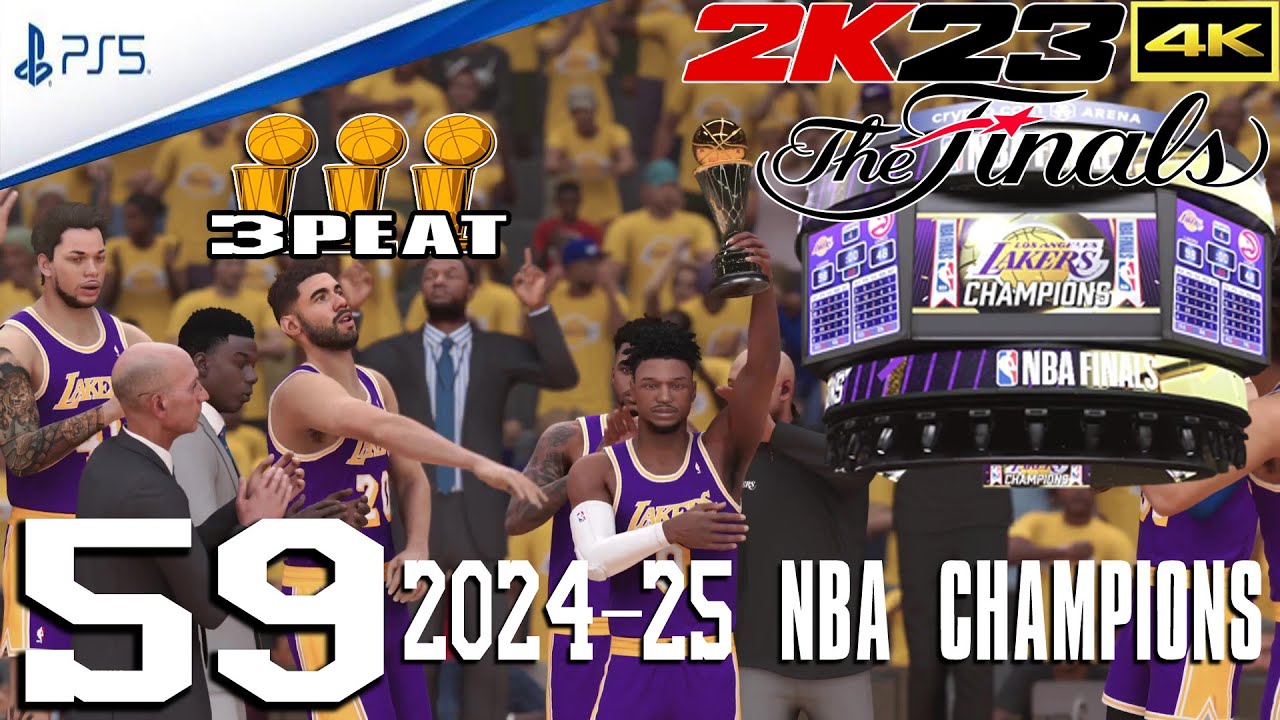 Bronny James NBA 2K23 My Career #59 | 2024-25 NBA CHAMPIONS