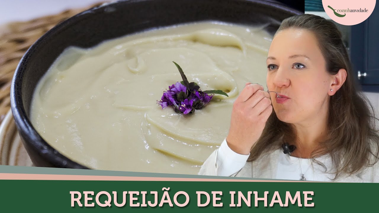 REQUEIJÃO DE INHAME VEGANO | Como fazer requeijão caseiro sem leite | COZINHATIVIDADE