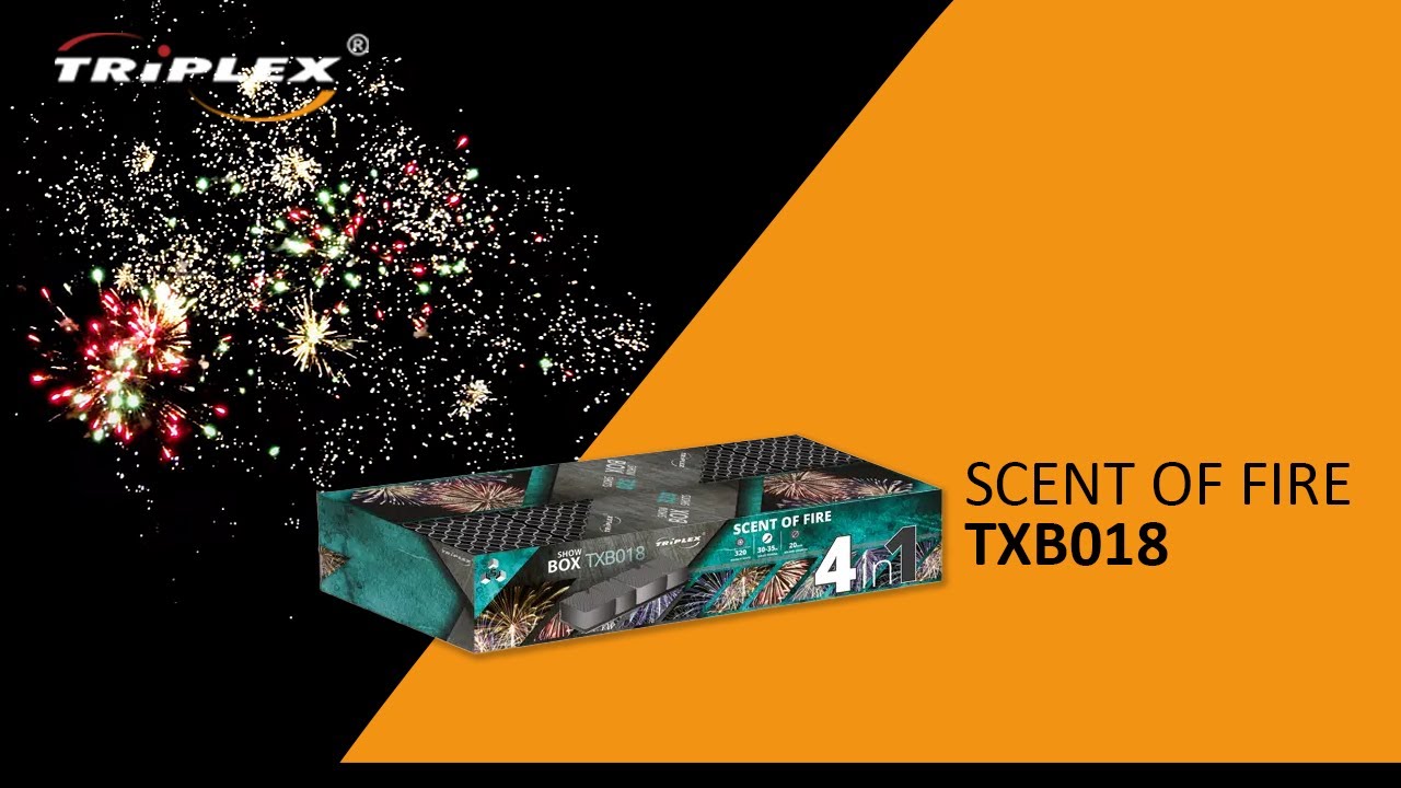 FAJERWERKI BATERIA TXB018 SCENT OF FIRE F2 TRIPLEX FIREWORKS