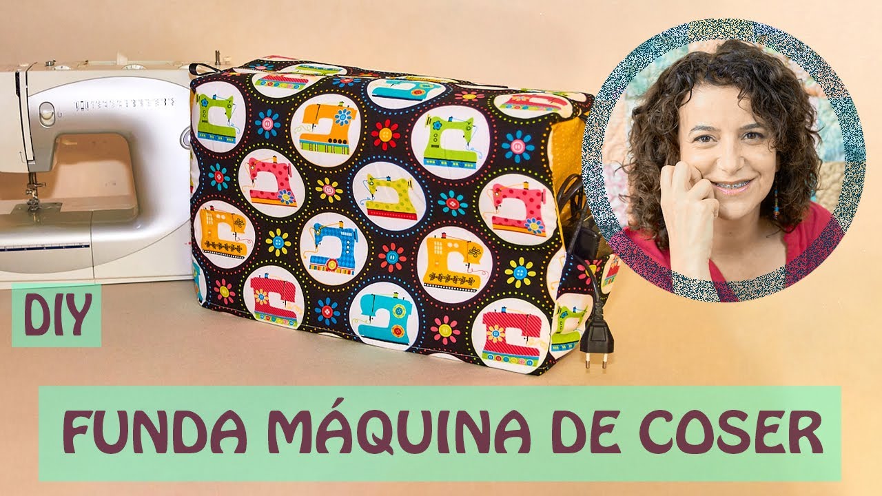 Cómo HACER 1 FUNDA para la MÁQUINA DE COSER | con BOLSILLOS