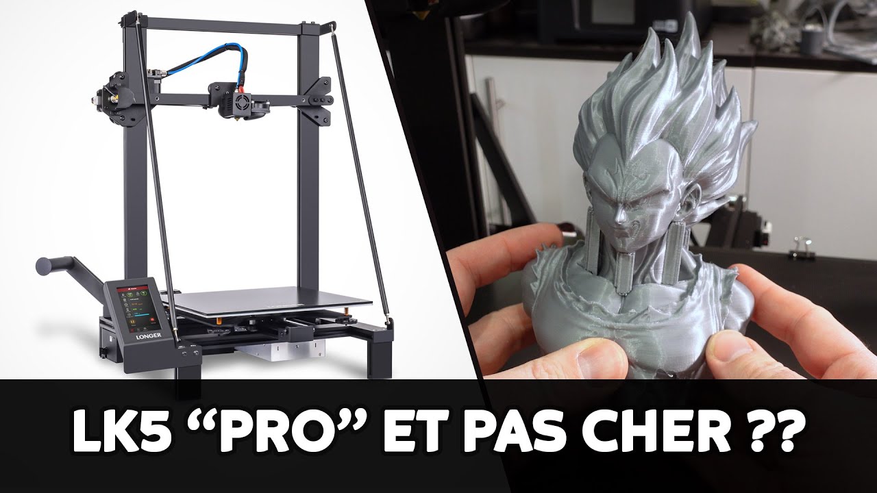 Imprimante 3D Longer Lk5 Pro - Pas cher, mais vraiment Pro ?
