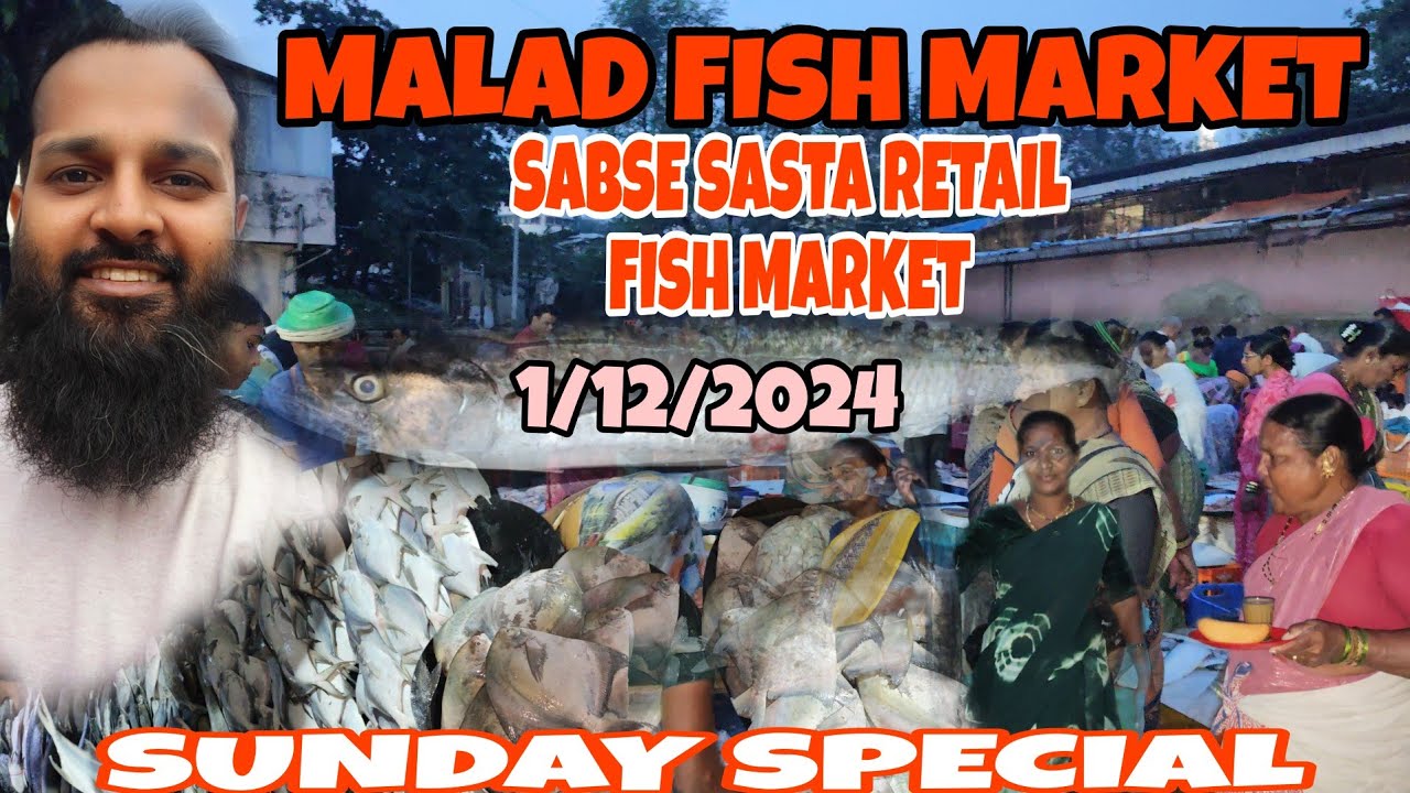 SABSE SASTA RETAIL FISH MARKET 🦈🐬🐬🦀🦈 MALAD STATION FISH MARKET FOR BEST QUALITY FISH MUST VISIT🦈🦀🐬🇮🇳