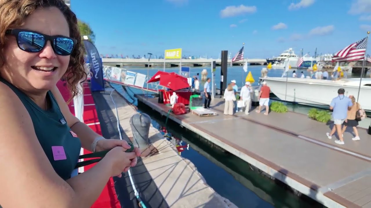 Day two of Journey to the sunset at the Miami international boat Show