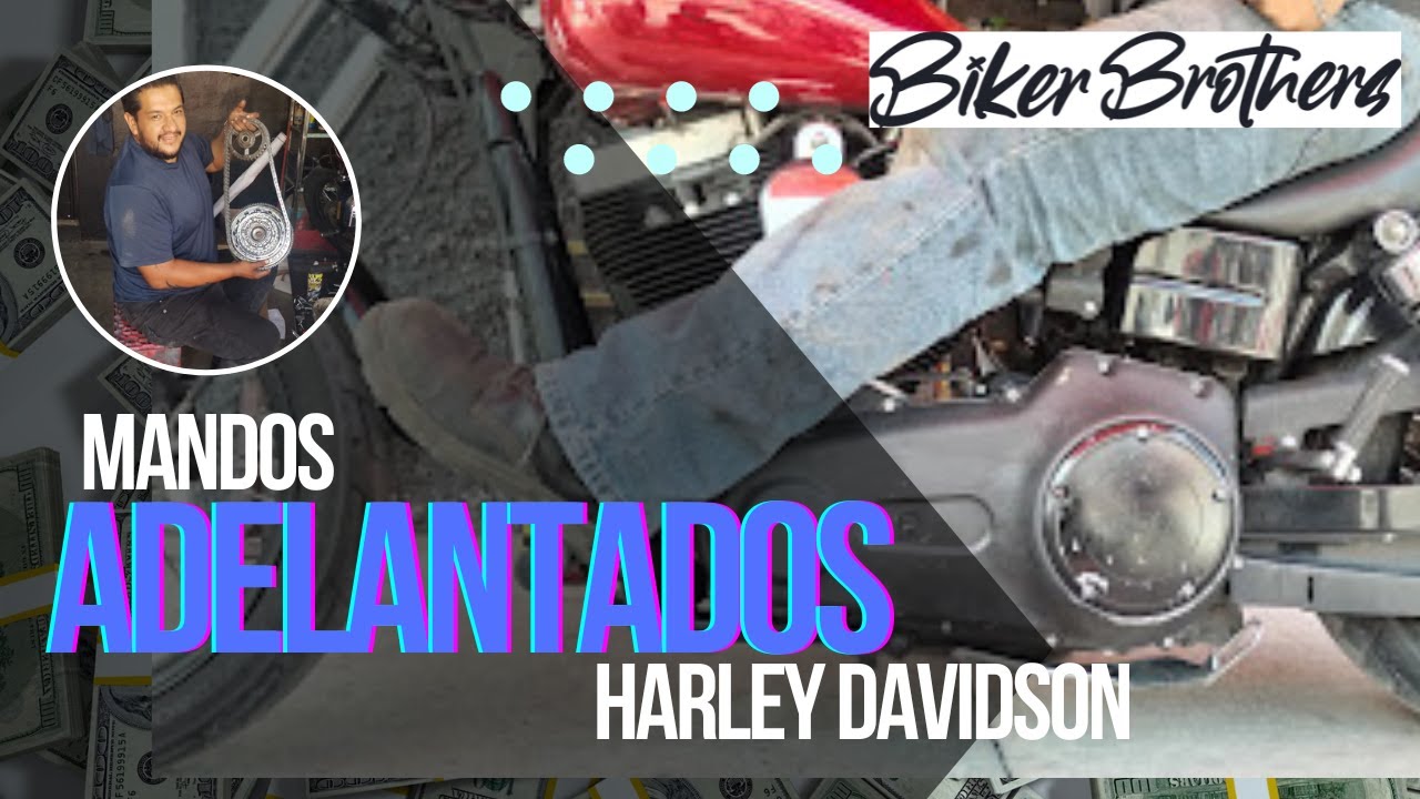 Instalación de mandos adelantados en Harley Davidson. | Jacubuntu