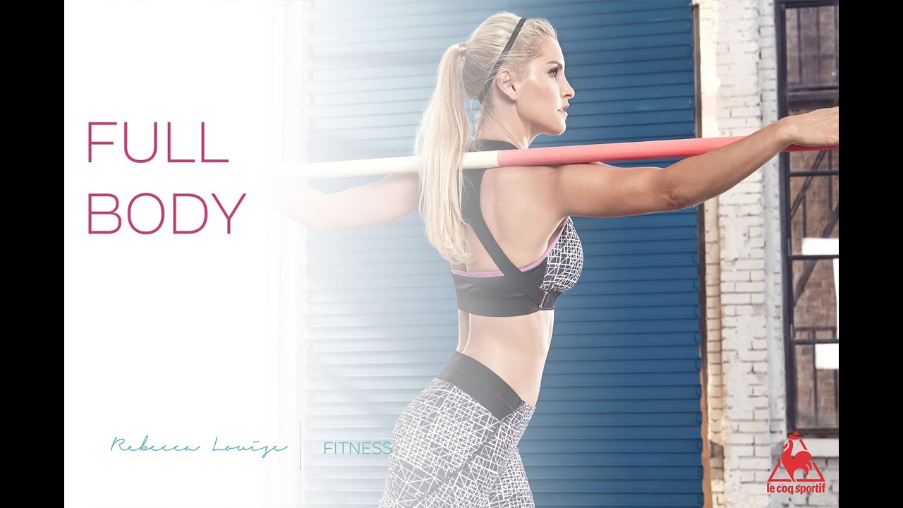 10 Min FULL BODY Workout With Le Coq Sportif | Rebecca Louise