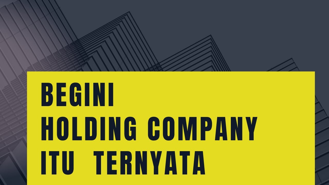 Apa itu Holding Company itu?