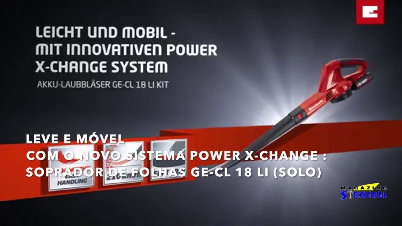 Soprador de Folhas a Bateria (n&atilde;o inclusa) GE-CL 18 Li Solo Einhell