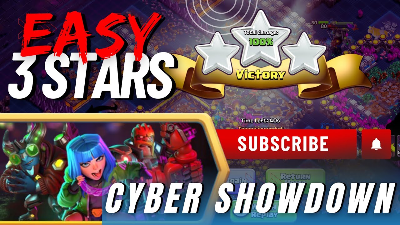 Tagalog Guide: EASY 3 STARS on Cyber Showdown Using 5 Accounts!! Memelang Vlog