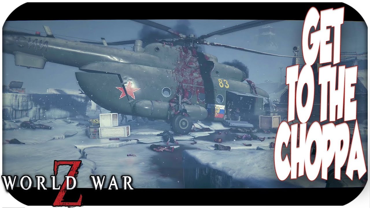 It's Raining Zombies! GET TO THE CHOPPA! - World War Z -