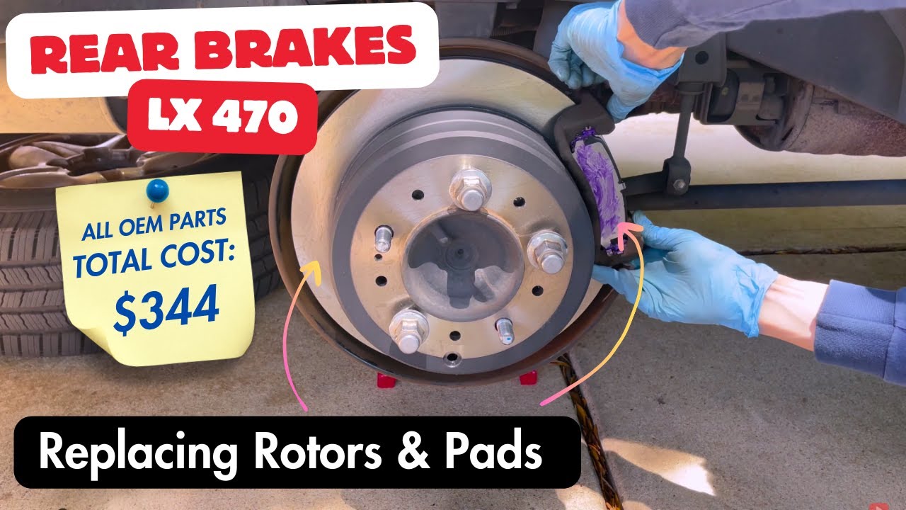 Replacing Rear Brakes & Rotors on LX470 / Toyota Land Cruiser (100 Series)