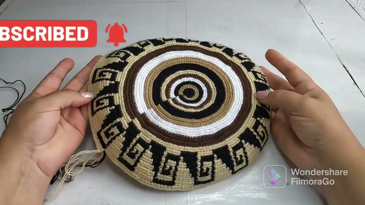 FONDO O BASE PARA MOCHILA O BOLSA WAYUU #tutorial #mochilawayuu #youtube