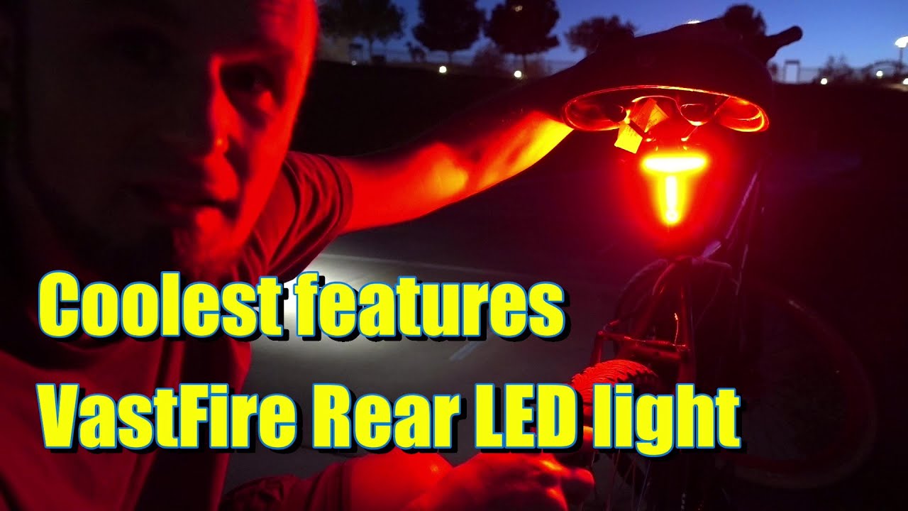 VASTFIRE Bicycle Brake Light with Brake Sensor Auto On Off - Test and Review