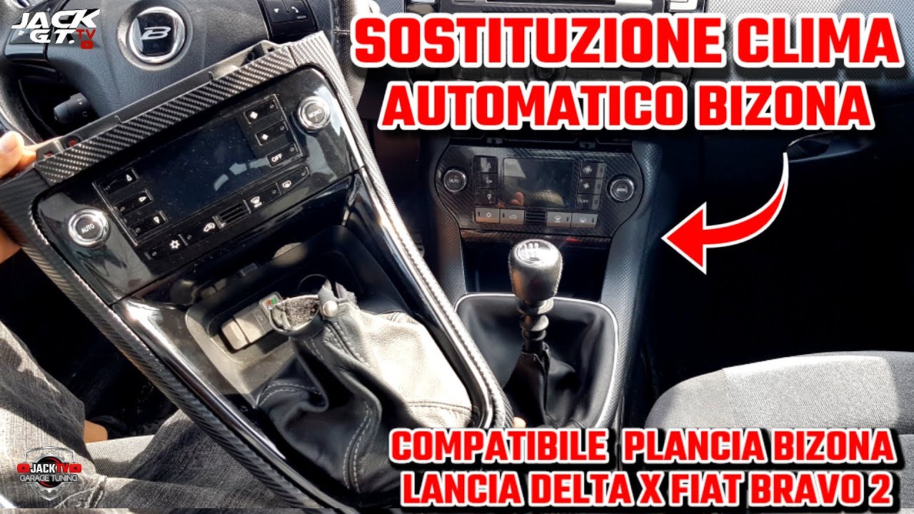 Sostituzione Plancia Clima Automatico Bizona su Fiat Bravo serie 2