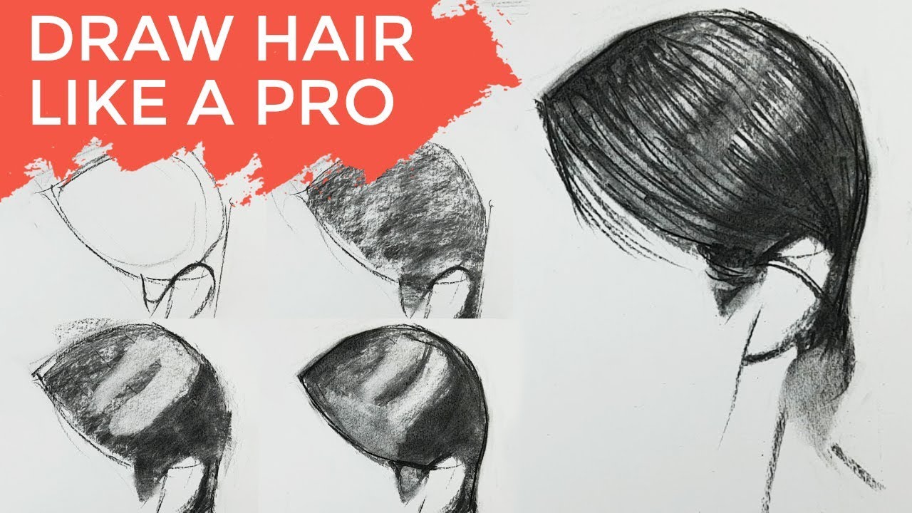 How to DRAW HAIR - transform your figure drawings and portraits