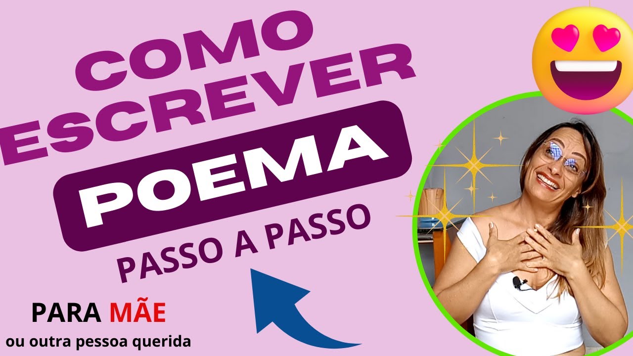 Como escrever POEMA PARA MÃE passo a passo | COMO RIMAR | poesia na escola | aula
