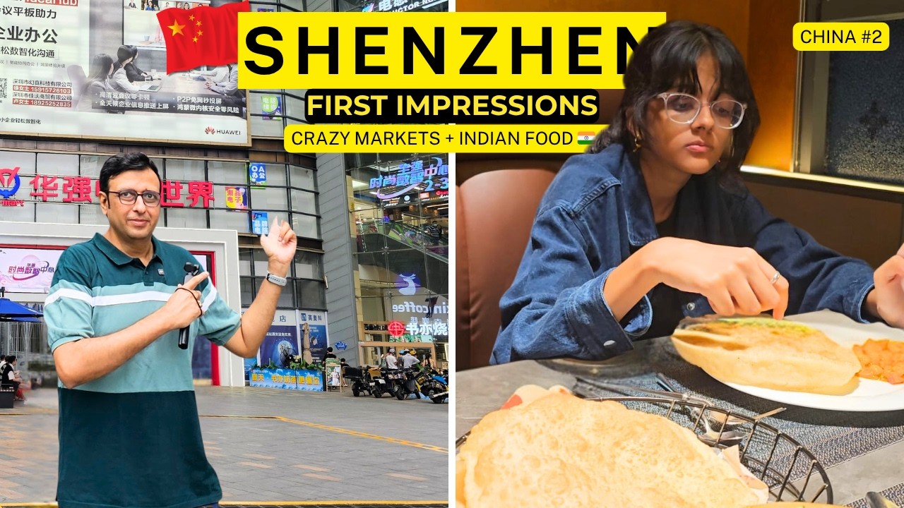 My First Day in China 😲🇨🇳 | Exploring Shenzhen (China Travel Guide for Indians)