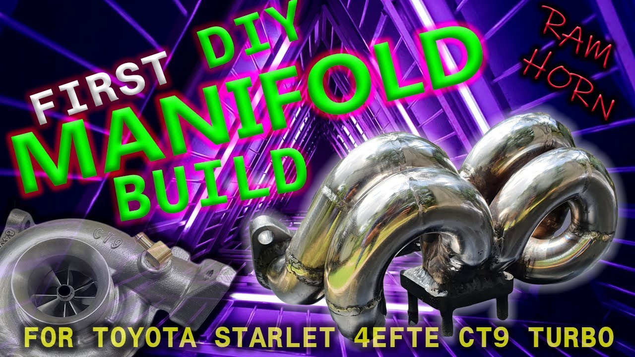 4E-FTE DIY ramhorn CT9 turbo manifold