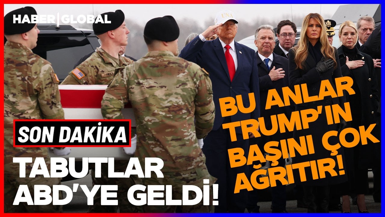 TRUMP AYAKTA ZOR DURDU TABUTLAR ABD'YE GELDİ! Bu Görüntüler ABD'yi Karıştırır!