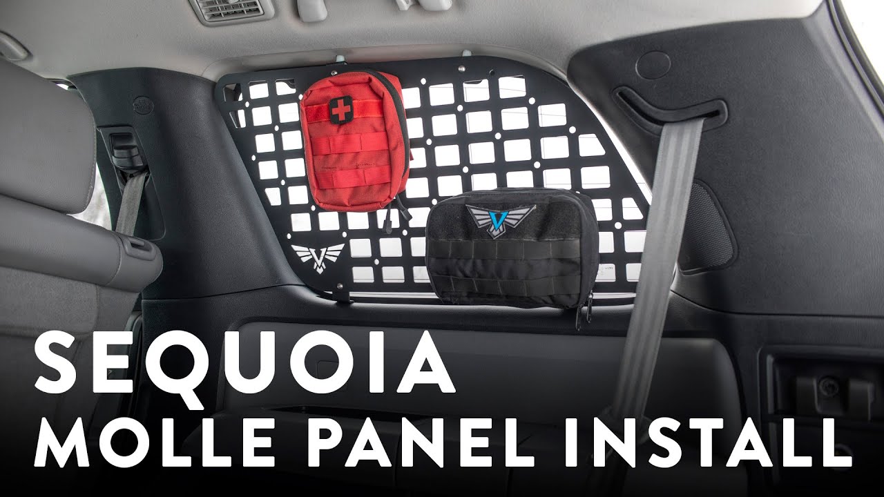 Sequoia Rear Window MOLLE Panel Install
