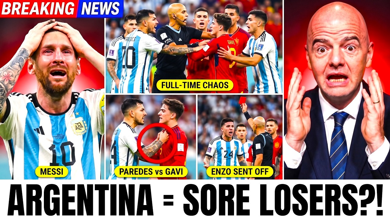 Argentina THREW Punches, Enzo Saw RED, Messi BEGGED The Ref &mdash; The Final Turned Into WAR?!