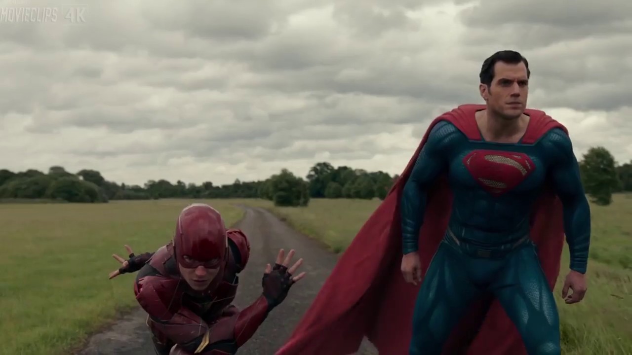 The Flash Vs Superman (Carrera) - Liga de la Justicia (2017) Espa&ntilde;ol Latino HD