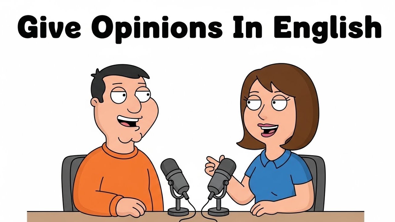 How to Give Simple Opinions in English | Easy Conversation Practice