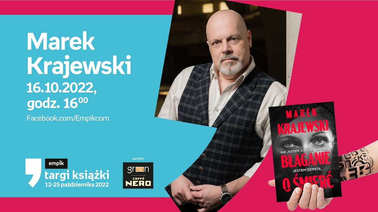 Marek Krajewski – PREMIERA 16 października, godz. 16:00 Facebook.com/Empikcom