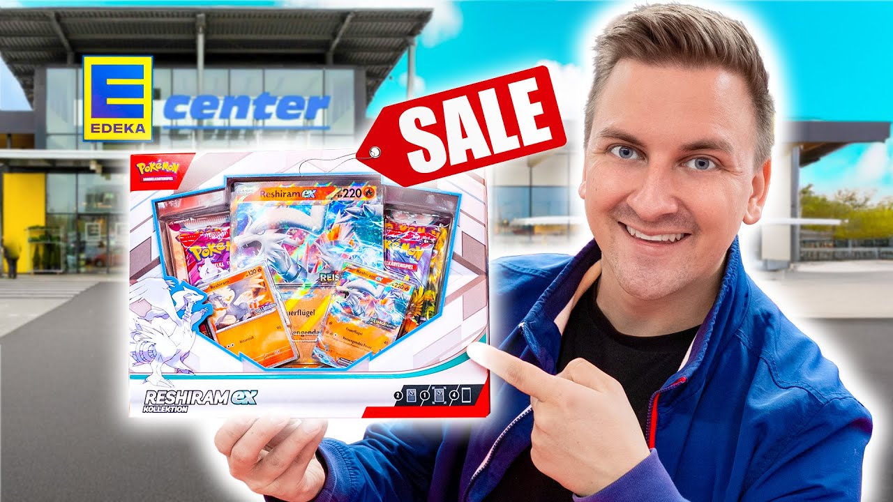 RESTOCK und EXKLUSIVES ANGEBOT mit der Reshiram EX Kollektion bei EDEKA | Pok&eacute;mon Booster Opening