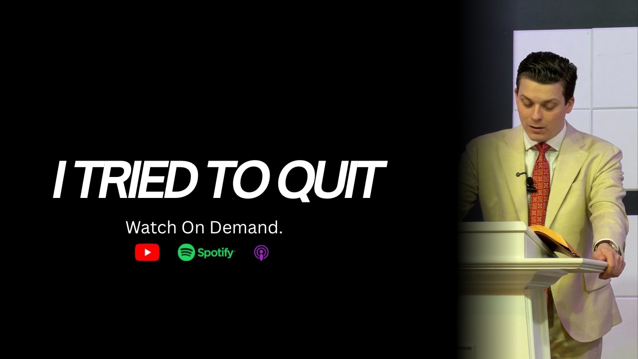 I Tried to Quit… But God Wouldn’t Let Me