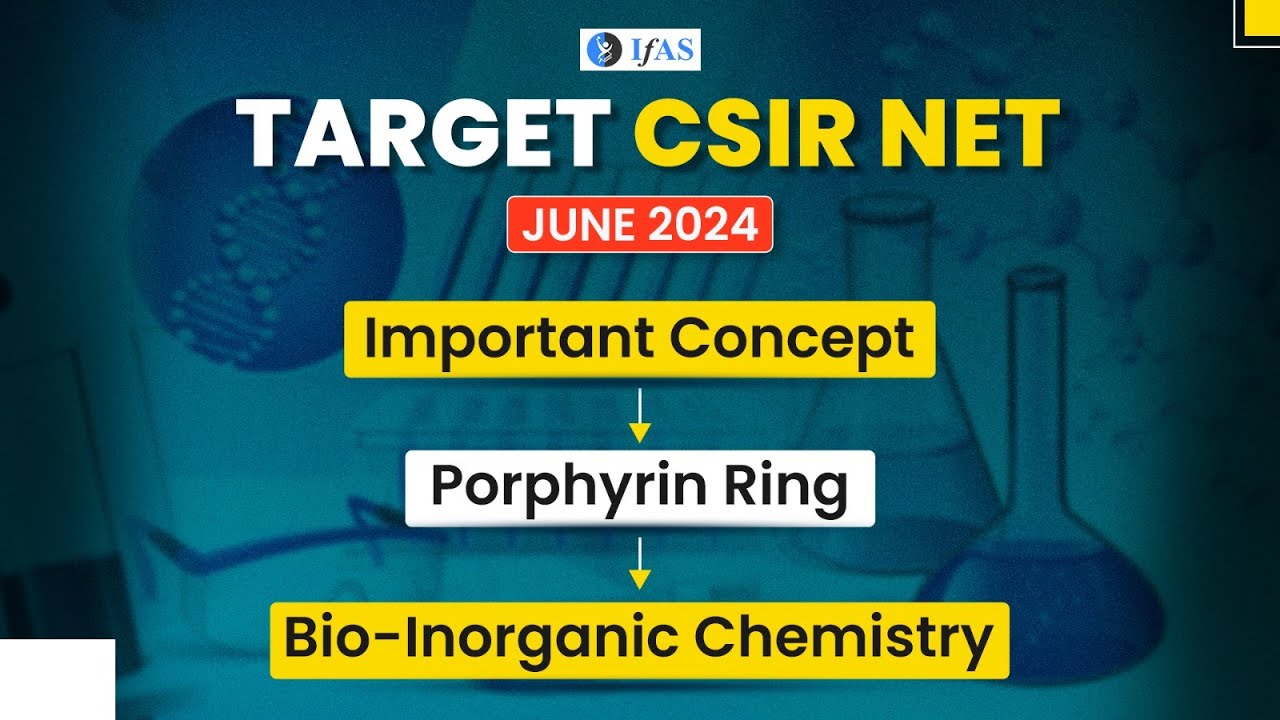 Important Concept | Porphyrin Ring | Bio-inorganic Chemistry | 2 marks