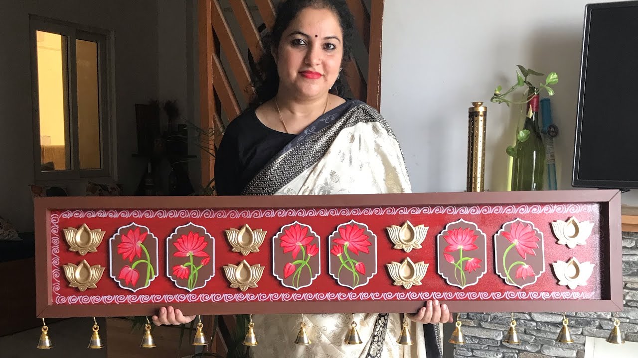 My first traditional handcrafted Indian artwork |traditional| |shwetaart03|