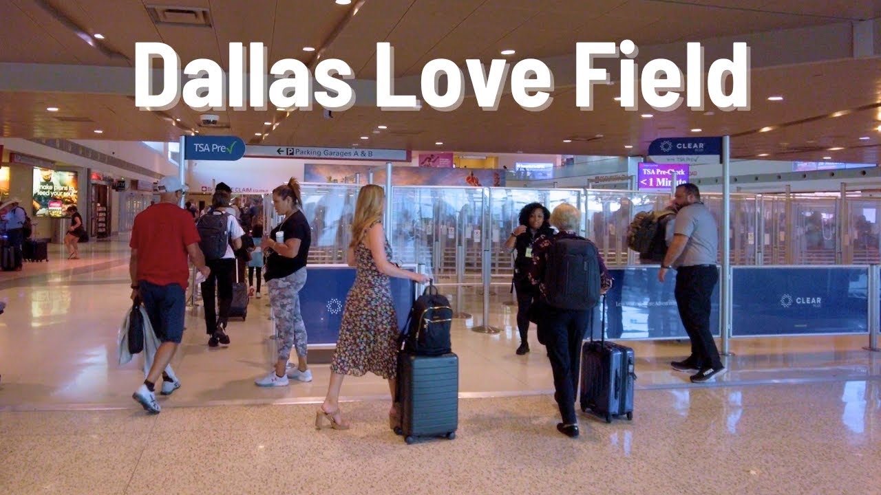DALLAS Love Field Airport 🇺🇸 TSA and All Gates