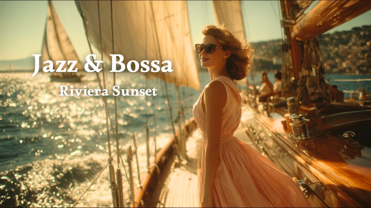 60s Jazz & Bossa Nova | Riviera Sunset – Elegant Cafe Jazz for Relaxing, Study & Work