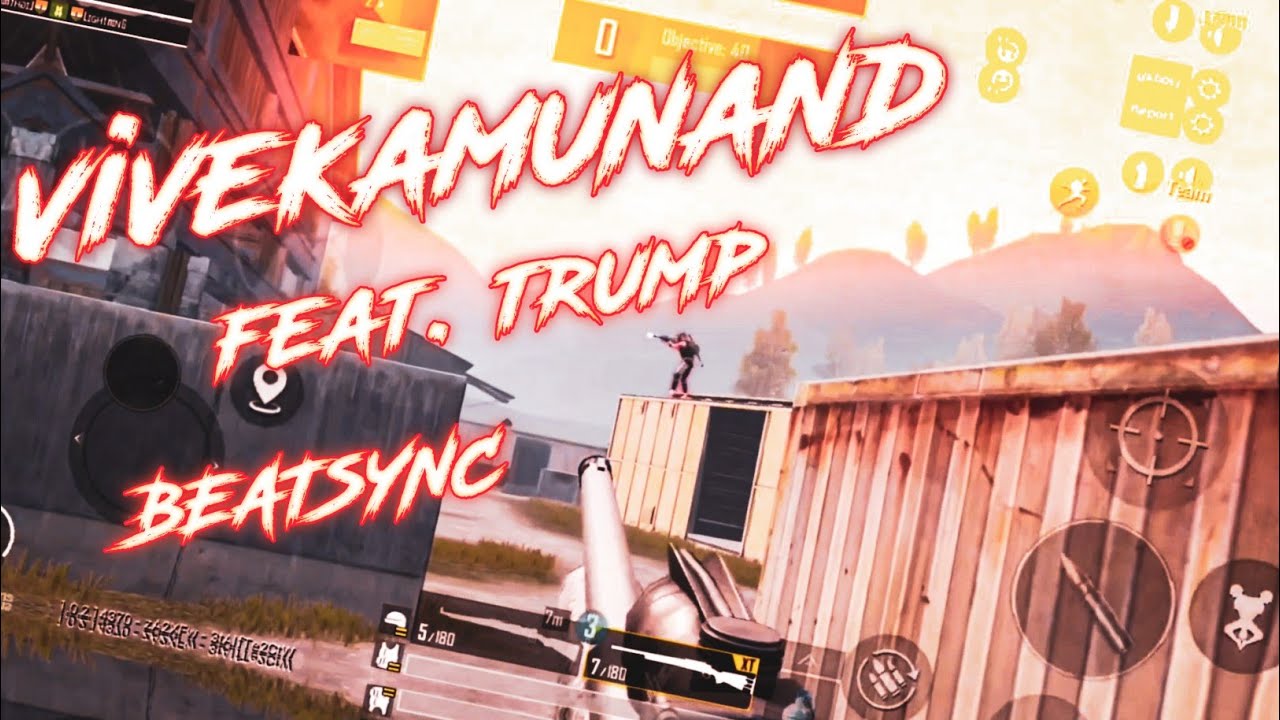 TRUMP VIVEKAMUNAND VIVEKAMUNANDAN l @MayurJumani ll BEST BEATSYNC PUBG MONTAGE l ERRONGAMING