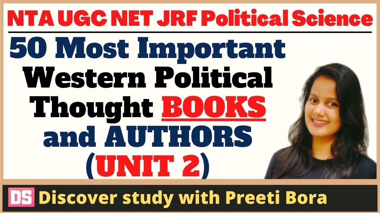 TRICK😱 to learn the 50 Most Important Books and Authors of Western Political Thought for UGC NET JRF