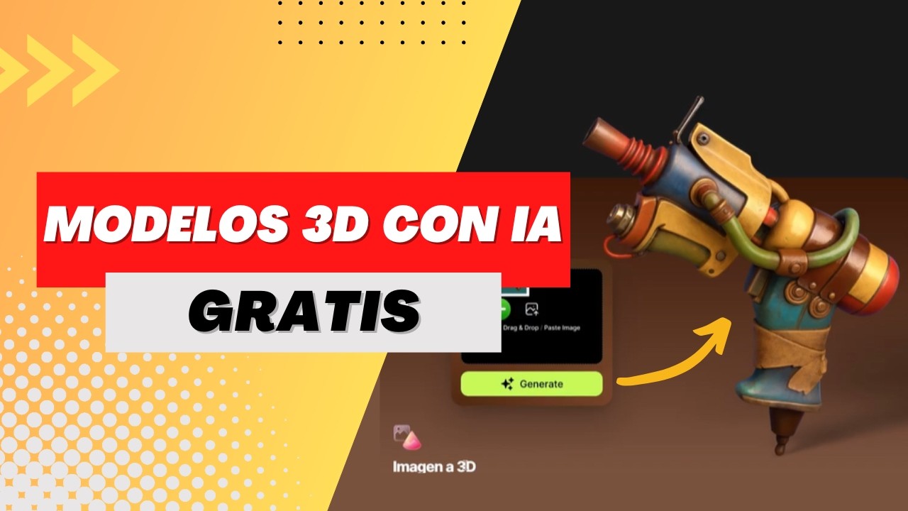 🤖 Meshy AI 6: La IA que CREA MODELOS 3D desde texto e imágenes