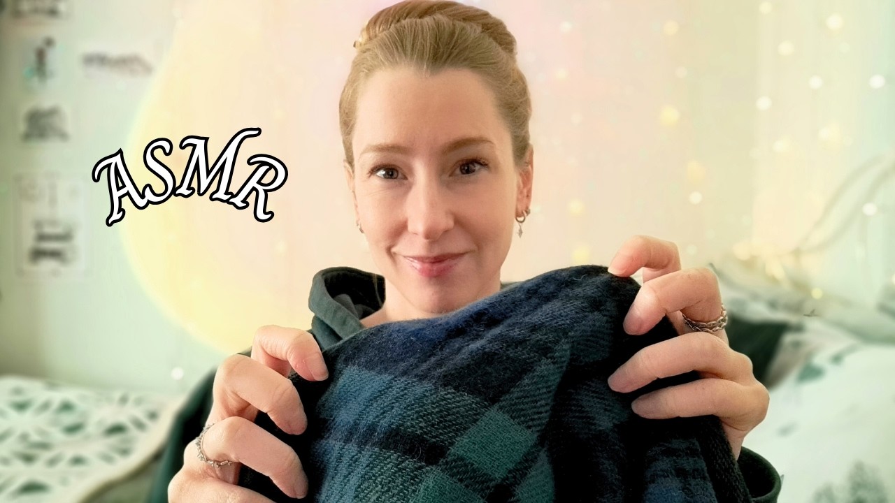 ASMR Scarf Scratching, Rubbing & Fabric Waves 🌊✨ | Relaxing Fabric Sounds for Sleep & Tingles 🧣😴