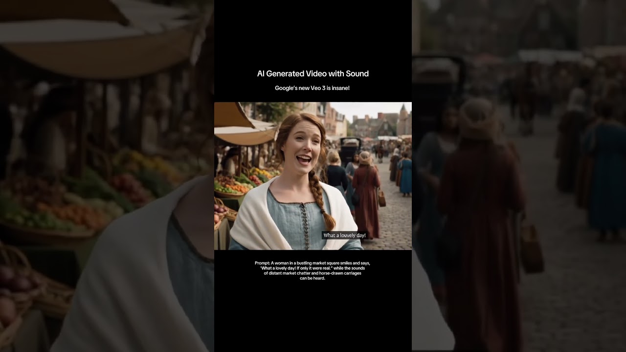 AI Generated Video just lived up with Sound 🤯 made w/ Google&rsquo;s Veo 3 in #gemini #aivideo #veo3 #ai