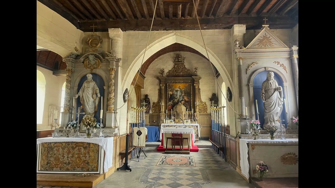 Visite de l'église Saint-Pierre des Authieux sur Calonne