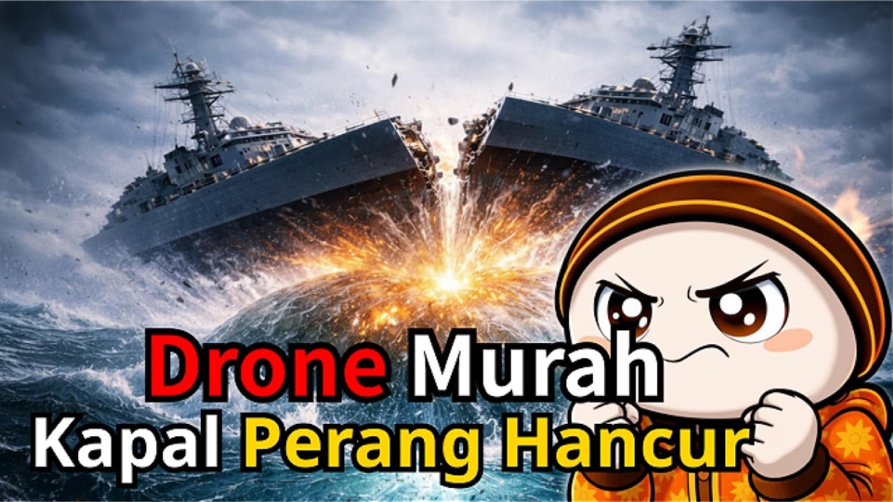 Fisika Drone Laut: Bagaimana 500 Kg Peledak Bisa Membelah Kapal Perang Miliaran Dolar