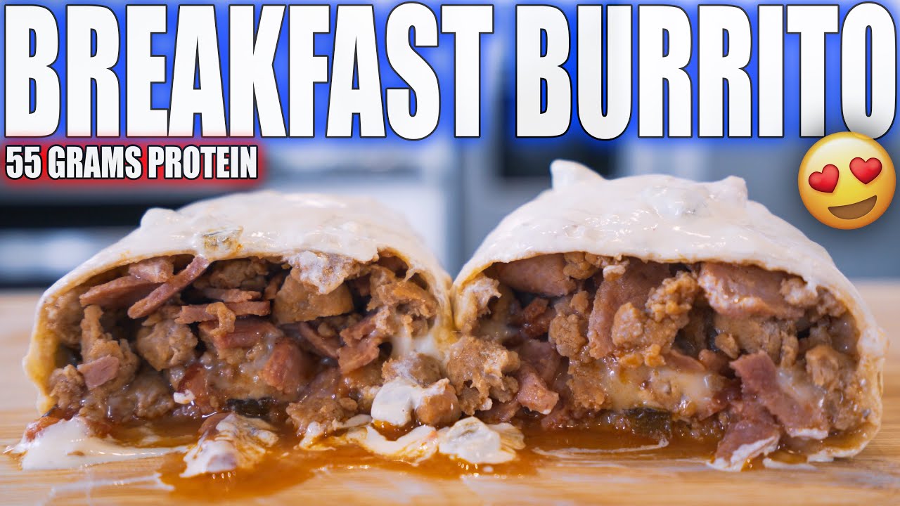 ANABOLIC BREAKFAST BURRITO | High Protein Bodybuilding Meal Prep Recipe